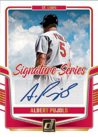 2024 Donruss Baseball Signature Series Albert Pujols