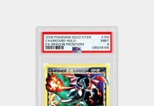 Five-figure Frontiers 🔥 Fueled by a recent auction price of $12.10k on Nov. 30, this just-graded Gold Star Charizard breathes fire as a PSA 9.