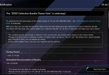 RT by @YuGiOh_TCG: Duelists! Want to see your favourite Solo Mode theme as a future Collector’s File and accessories? You can now vote for your favourite, and the winner will be featured in a future Collection Bundle! Check in-game for more details. pic.