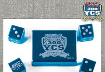 The Top 8 Duelists from the 300th YCS in Richmond, VA, USA and Guadalajara, Mexico will receive the special 300th YCS Metal Dice Set! ℹ️: