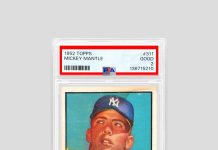 The 1952 Topps Mickey Mantle #311 was sent to PSA 181 times in 2025. Of those 181, 112 of them were deemed inauthentic. pic.