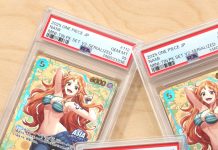 It’s Nami all day at PSA with ONE PIECE submissions like this. 🏴☠️ Serialized promos of the Straw Hat navigator lead the way in the Mini-Tin Pack Set Vol. 2—a Japanese exclusive based on female characters from series. pic.