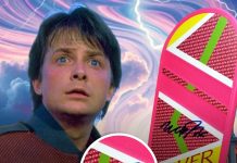 The hoverboard became one of the most recognizable movie props of the ‘80s. Signed by the actor who brought Marty McFly to life, now authenticated by Beckett.