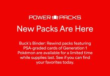Buck’s Binder: Rewind Power Packs are here, giving you a chance to chase PSA-graded cards of your favorite Generation 1 characters. These packs are only available for a limited time while supplies last. Dive in and see if you can land chase cards of Blastoise, Mew, Charizard,… pic.