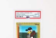 ๐
๐๐๐ ๐๐๐ผ๐ฟ๐๐ฟ ๐ค Duck-call to the bullpen! Donald takes the mound for Pittsburgh on this Mickey & Friends Superfractor from 2025 Topps Chrome Update. The insert set features a cast of three in in official MLB away jerseys. Which character did your team draft? Mickey โซ๏ธโฆ pic.