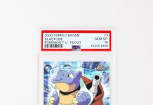 𝙅𝙐𝙎𝙏 𝙂𝙍𝘼𝘿𝙀𝘿 💎 Has your taste for Topps Chrome evolved? Released apart from the TCG, reception for this product was initially mixed. Since then, Pokémon collectors have really come around—especially for this Blastoise Tekno parallel. Of the 50 examples graded, this is… pic.
