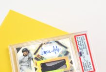 ๐๐๐๐๐๐ goes this 1-of-1 Aaron Judge gem, from the auto to the logo to that dual-10 grade. Give it some love. Just do it. pic.