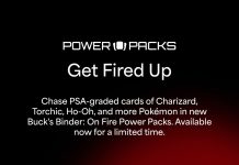 A hot new Power Packs addition is here. Buck’s Binder: On Fire packs are available now for a limited time and feature fan-favorite Fire-type Pokémon. Chase PSA-graded grails of Charizard, Torchic, Ho-Oh, Reshiram, and more. Haven’t signed up for Power Packs yet? Register today:… pic.