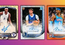 The 2025–26 Bowman Basketball checklist is live. Team sets, college + NBA players, autographs, inserts, parallels, and more — all in one place. Full checklist: