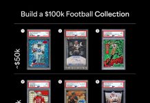 Based on recent sales and values, which cards are you picking to build a $100,000 football collection?