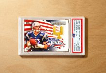 Brady’s deciding two-minute drill. Vinatieri’s game-winning field goal. New England’s first Super Bowl victory. The beginning of the Patriot’s dynasty. This autographed goal post relic saw it all,