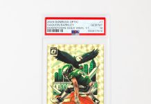 π
πππ πππΌπΏππΏ π¬ One of the best-looking Downtowns weβve seen in a while: this 2025 Donruss Optic Saquon Barkley Gold Vinyl 1-of-1 just earned a PSA 10.