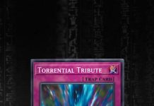 Brace yourselves as we look at one of the most explosive Trap Cards – Torrential Tribute! Dive into the card’s backstory in History of the Card! 💥 #YuGiOhTCG