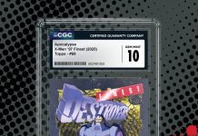 The Age of Apocalypse is here, and season 2 of X-Men ’97 has dropped. Watch out for THE Apocalypse! One could say he’s timeless.🛕👑 Witness this Topps X-Men ’97 Finest Apocalypse card and call upon the horsemen.