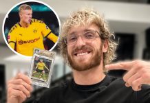 Released in 2020 Topps Chrome Bundesliga, this Superfractor is the rarest version of one of Erling Haalandβs signature rookie cards from his breakout campaign with Borussia Dortmund. Graded BGS Gem Mint 9.5 True Gem+, this 1/1 just realized $518,500 in @goldincoβs weekly auction, underscoring the continued demand for elite modern soccer cards.