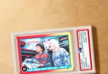 π
πππ πππΌπΏππΏ π¬ Great Scott! This 1989 Topps Back to the Future Part II trading card takes collectors back to one of cinemaβs most enduring duos. The card is signed by Michael J. Fox, who brought Marty McFly to life, and Christopher Lloyd, the unforgettable Doc Brown.