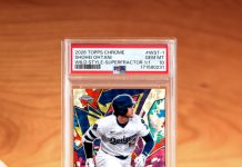 Revealing a Superfractor of Ohtani from the new Topps Chrome release might just be our favorite day one tradition. Anyone else have a wild Wednesday at The National?