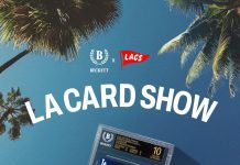 BECKETT × LA CARD SHOW One day. Dodger Stadium. For the People. ON-SITE AUTHENTICATION. UNLIMITED BASE & STANDARD. CARDS, AUTOGRAPHS & TICKETS. 09.12 🌴